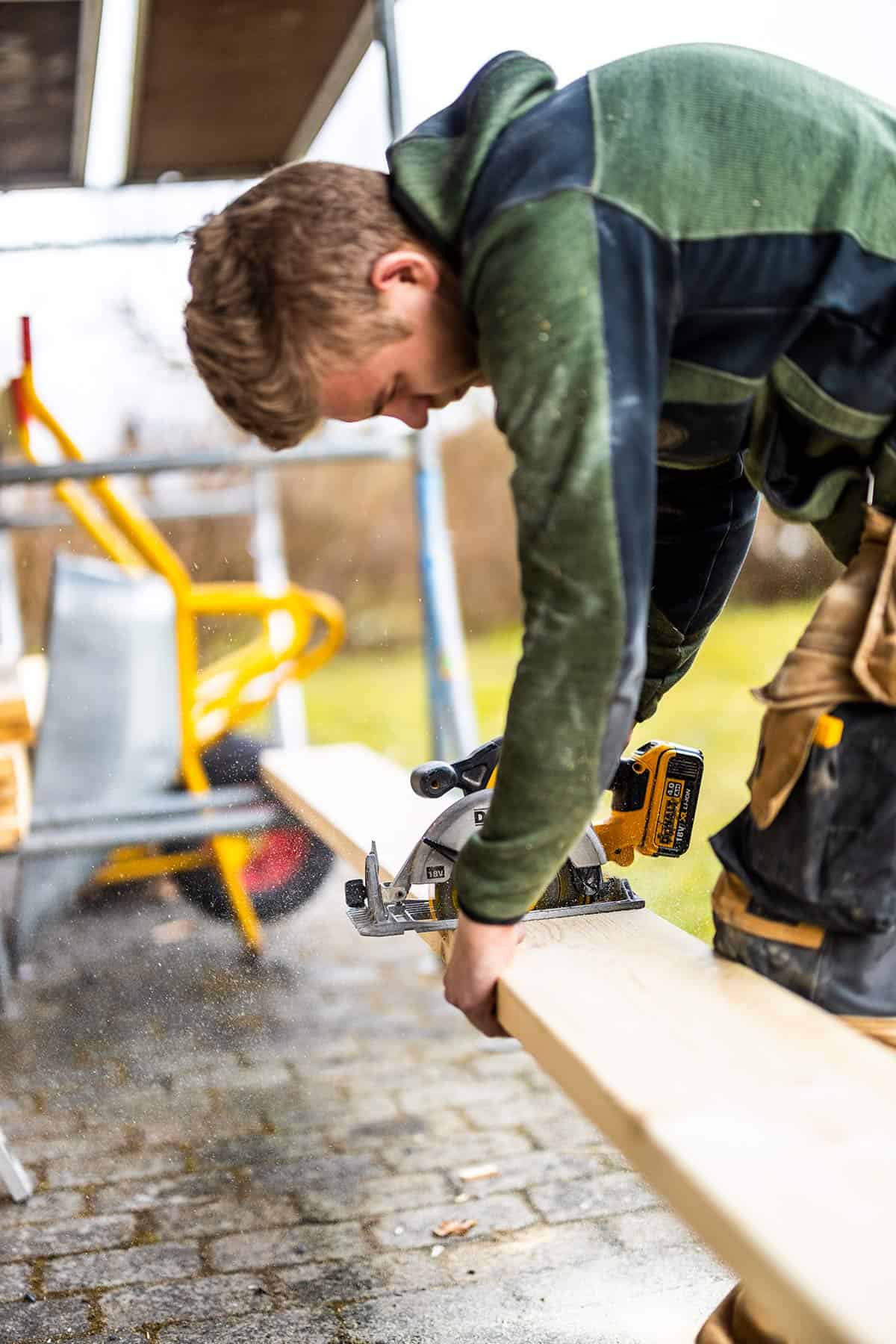 planke beskæres