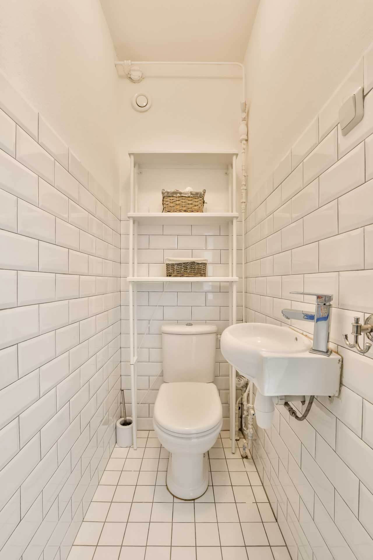 Toilet på renoveret badeværelse